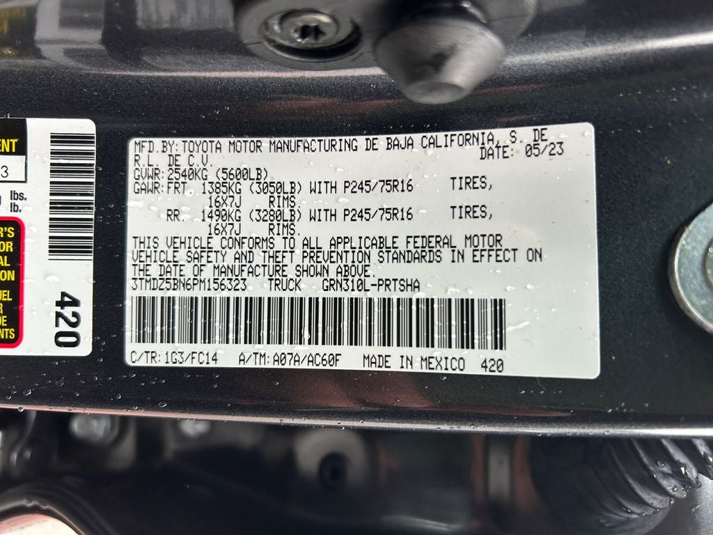 2023 Toyota TACOMA SR5 SR5 V6