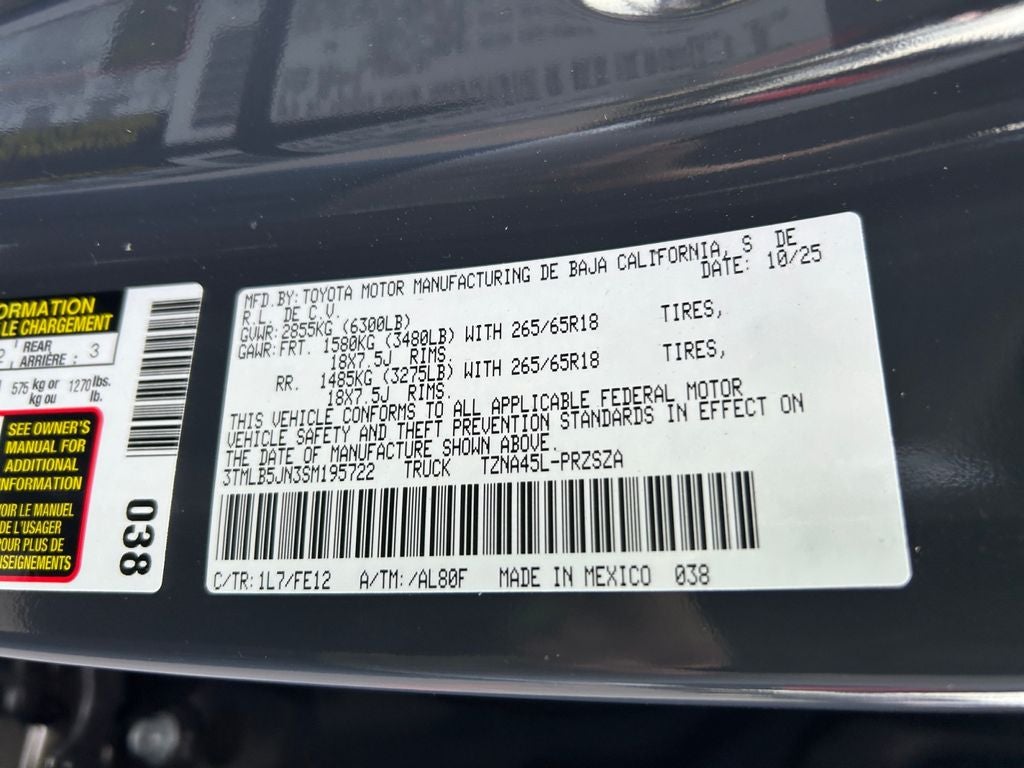 2025 Toyota Tacoma TRD Sport