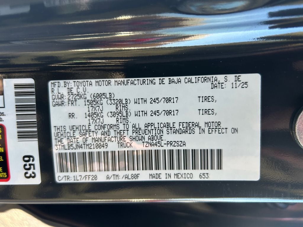 2026 Toyota Tacoma SR5