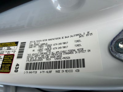 2025 Toyota Tacoma SR5