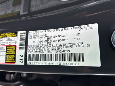 2026 Toyota Tacoma SR5