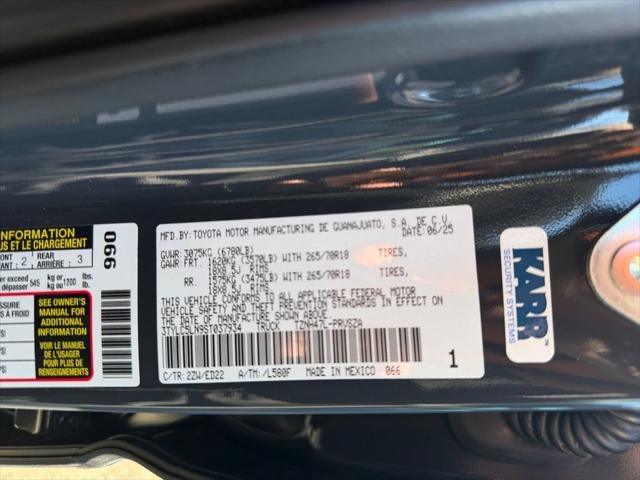 2025 Toyota Tacoma Hybrid TRD Pro