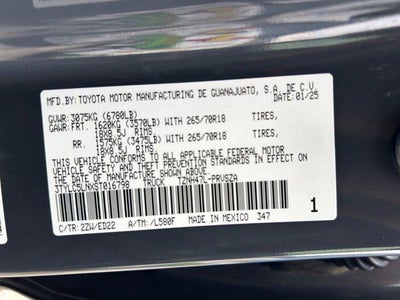 2025 Toyota TACOMA TRD PRO TRD Pro