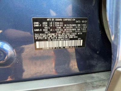 2021 Subaru Outback Limited ONE OWNER