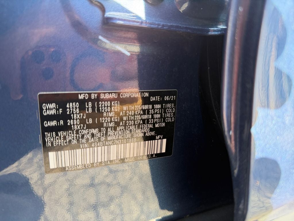 2022 Subaru Outback Limited One Owner