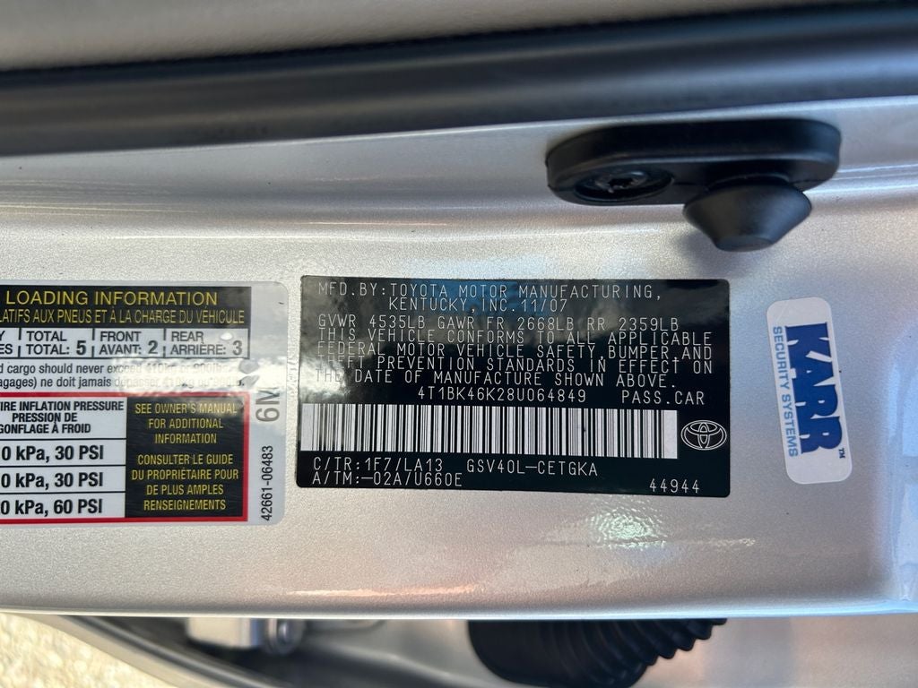 2008 Toyota Camry XLE