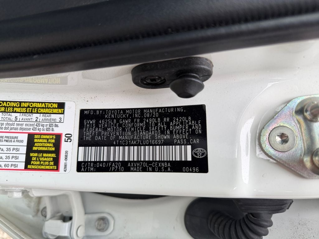2020 Toyota Camry Hybrid LE