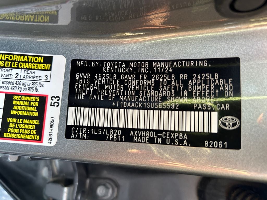 2025 Toyota CAMRY XSE