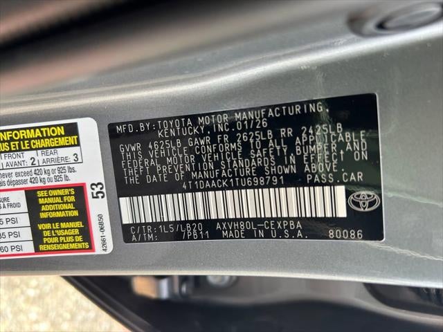 2026 Toyota Camry XSE