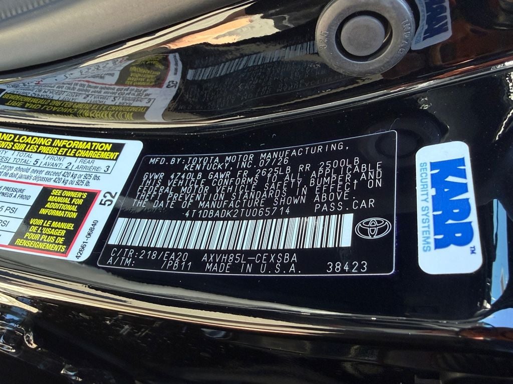 2026 Toyota Camry SE