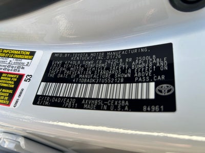 2026 Toyota Camry Nightshade