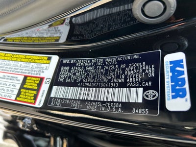 2026 Toyota Camry Nightshade