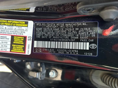 2024 Toyota CAMRY XSE