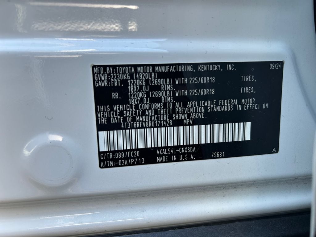 2024 Toyota RAV4 HYBRID SE