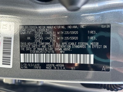 2026 Toyota Highlander Hybrid Platinum