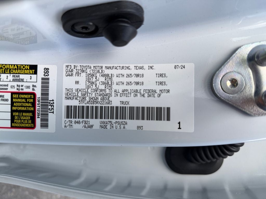 2024 Toyota Tundra SR5