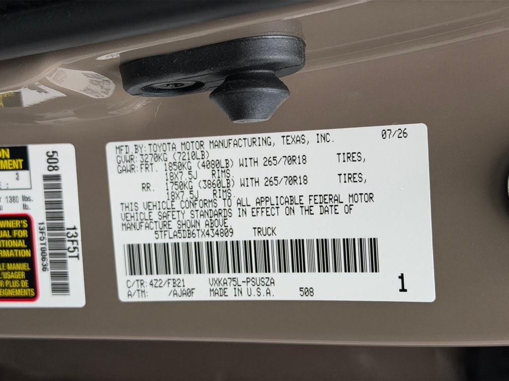 2026 Toyota Tundra SR5