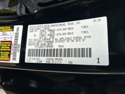 2026 Toyota Tundra SR5