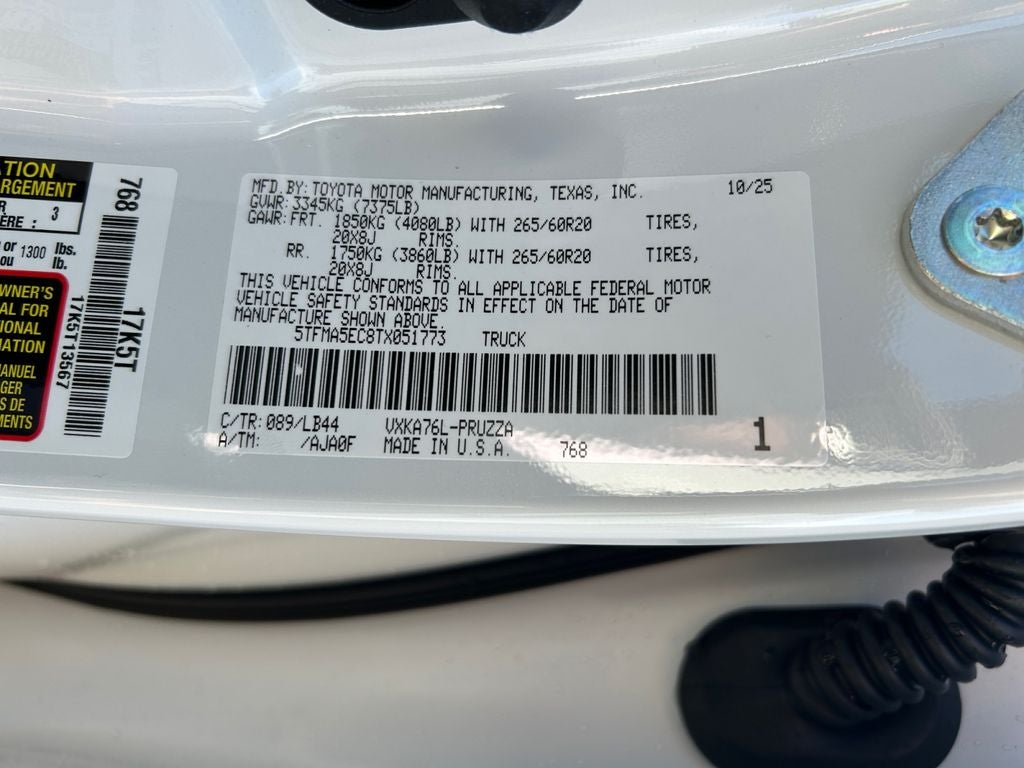 2026 Toyota Tundra 1794 Edition