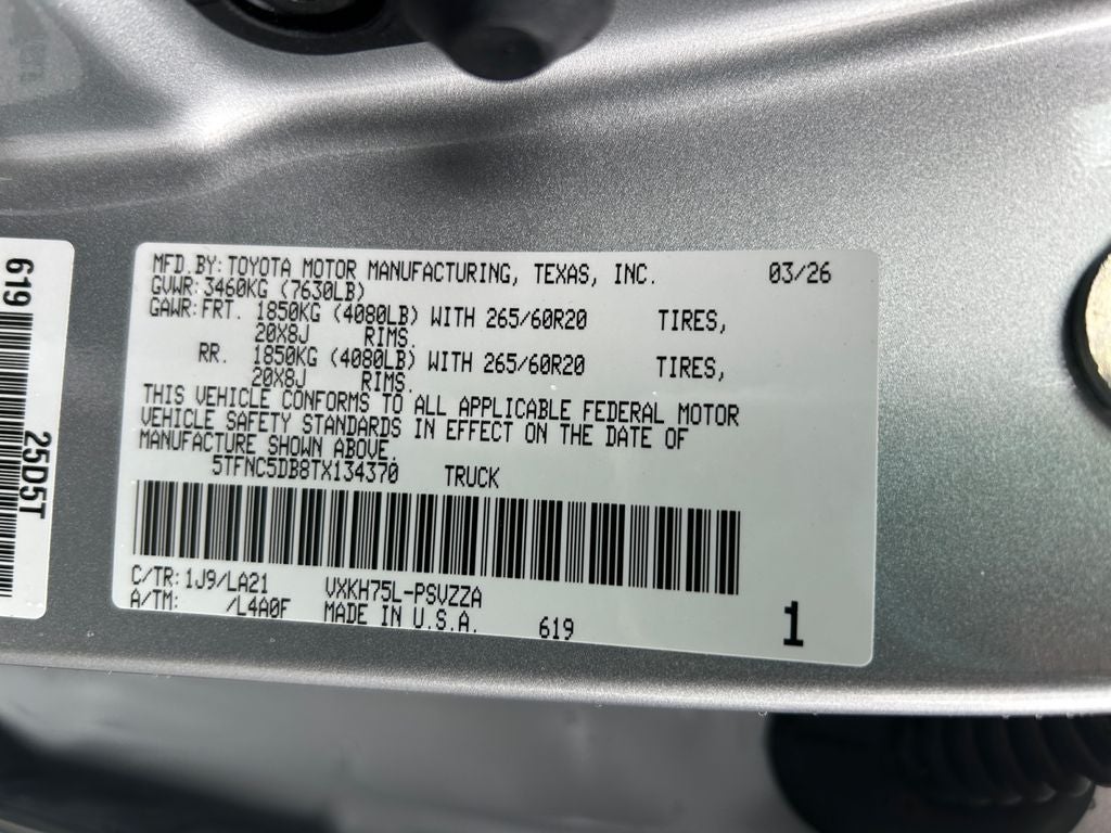 2026 Toyota Tundra i-FORCE MAX Platinum i-FORCE MAX