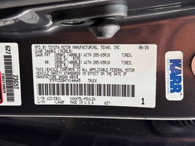 2026 Toyota Tundra Hybrid TRD Pro