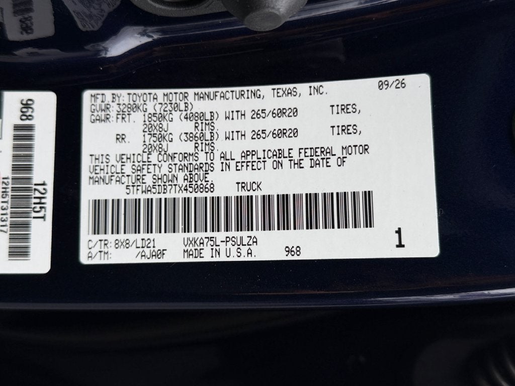 2026 Toyota Tundra Limited