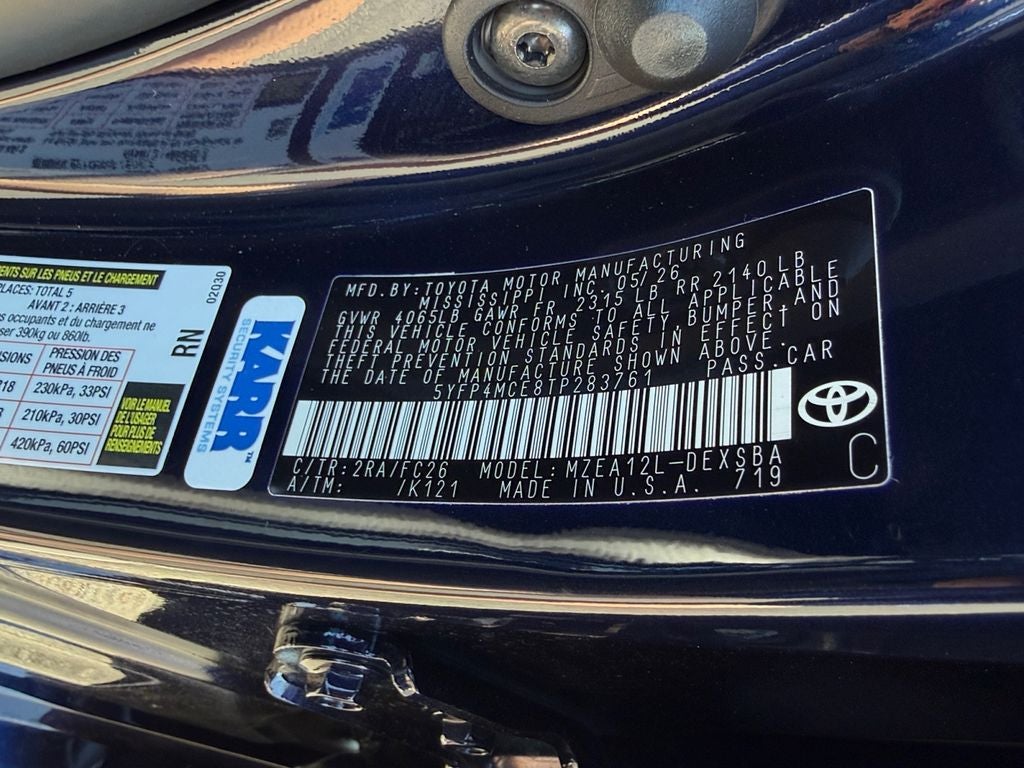 2026 Toyota Corolla SE