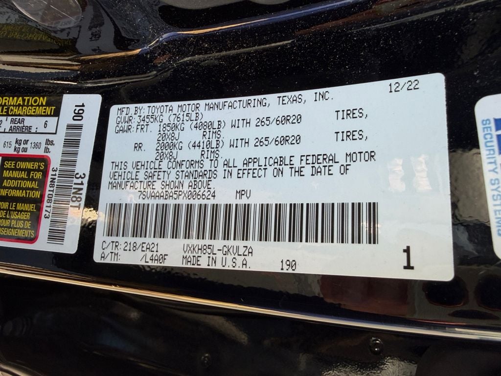 2023 Toyota Sequoia Limited