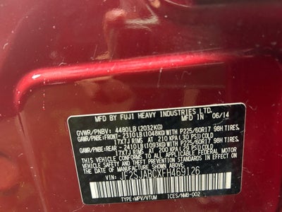 2015 Subaru Forester 2.5i