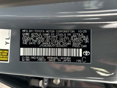 2026 Toyota Prius Limited