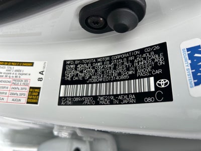 2026 Toyota Corolla Hybrid Hybrid LE