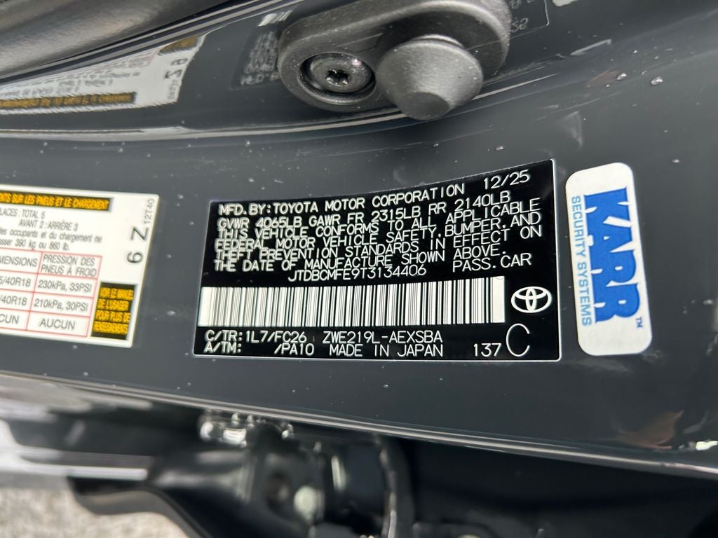 2026 Toyota Corolla Hybrid Hybrid SE