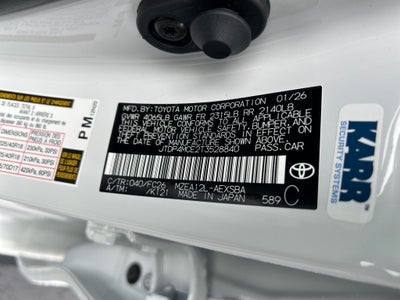 2026 Toyota Corolla SE