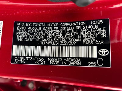 2026 Toyota Corolla SE