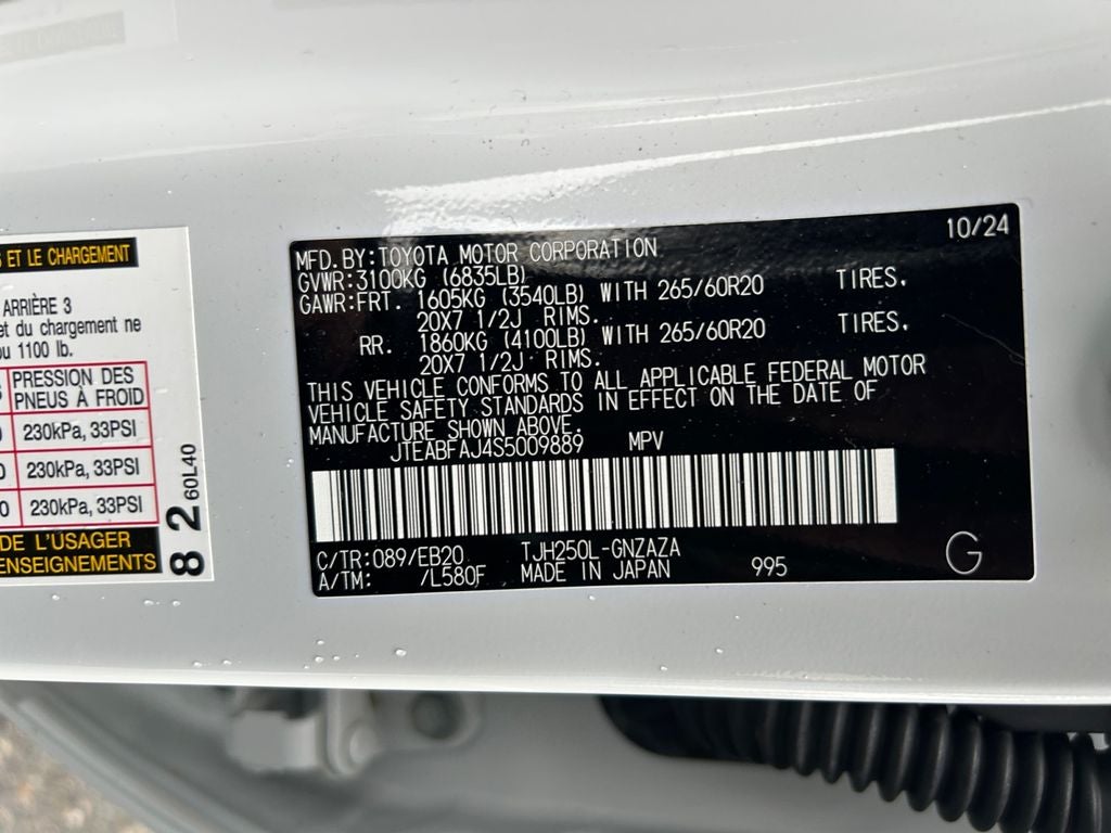 2025 Toyota LAND CRUISER 4WD (Natl)