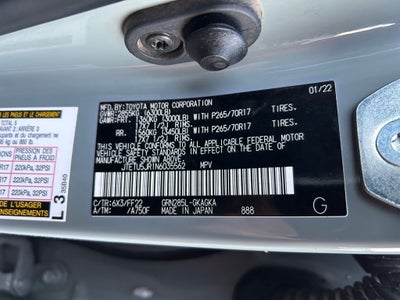 2022 Toyota 4RUNNER Trail