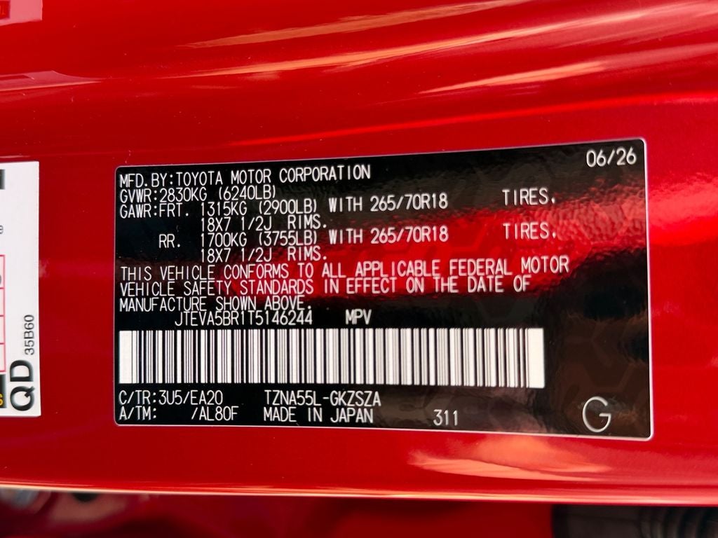 2026 Toyota 4Runner TRD Off-Road Premium