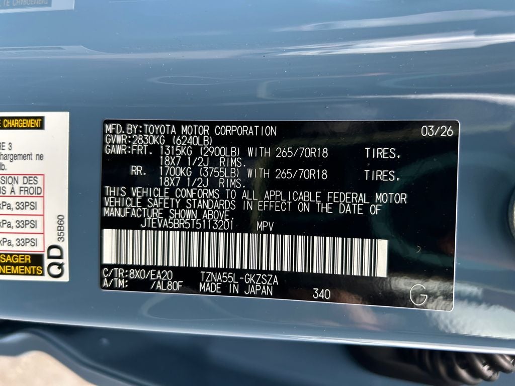 2026 Toyota 4Runner TRD Off-Road Premium