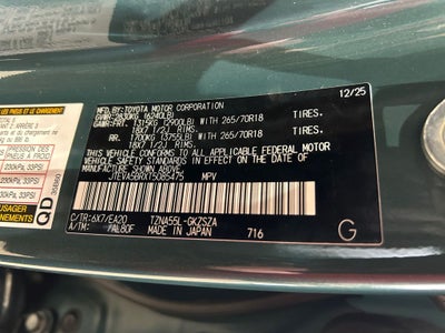 2026 Toyota 4Runner TRD Off-Road Premium