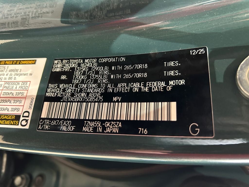 2026 Toyota 4Runner TRD Off-Road Premium