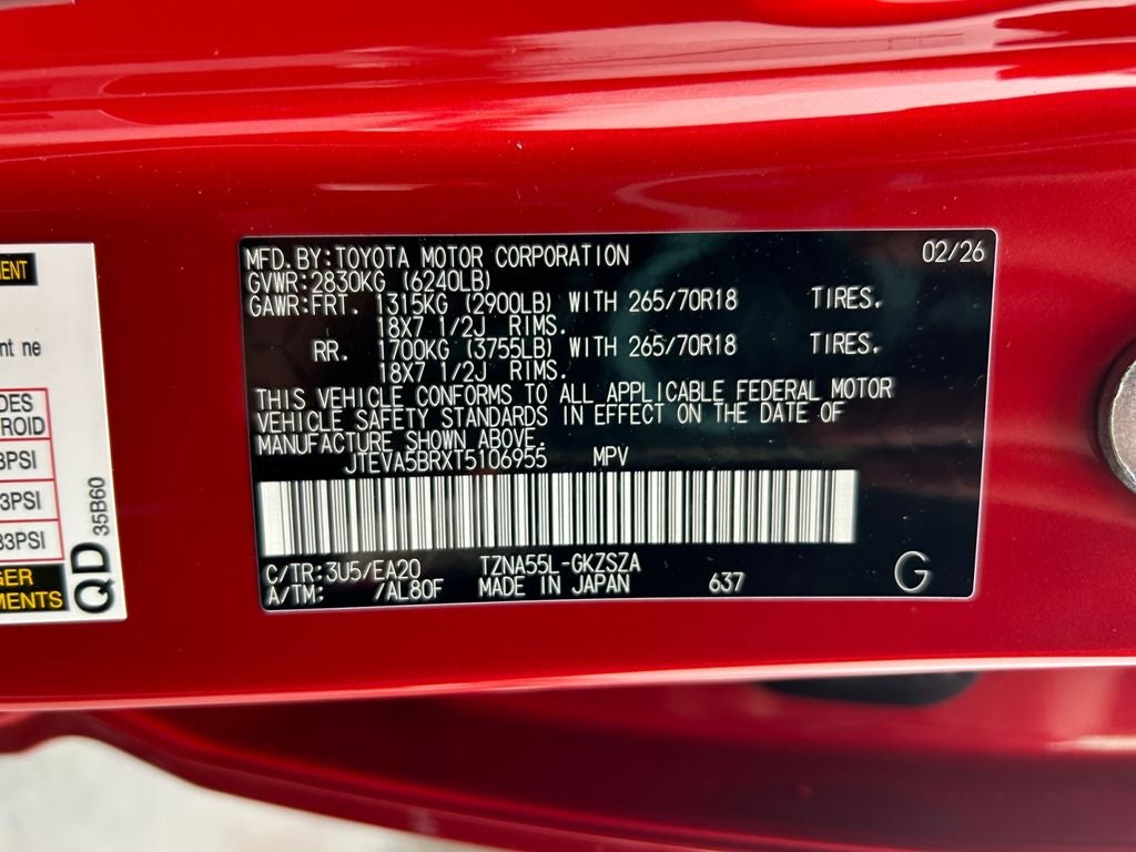 2026 Toyota 4Runner TRD Off-Road Premium