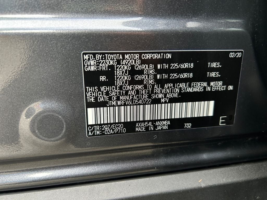 2020 Toyota RAV4 HYBRID XSE