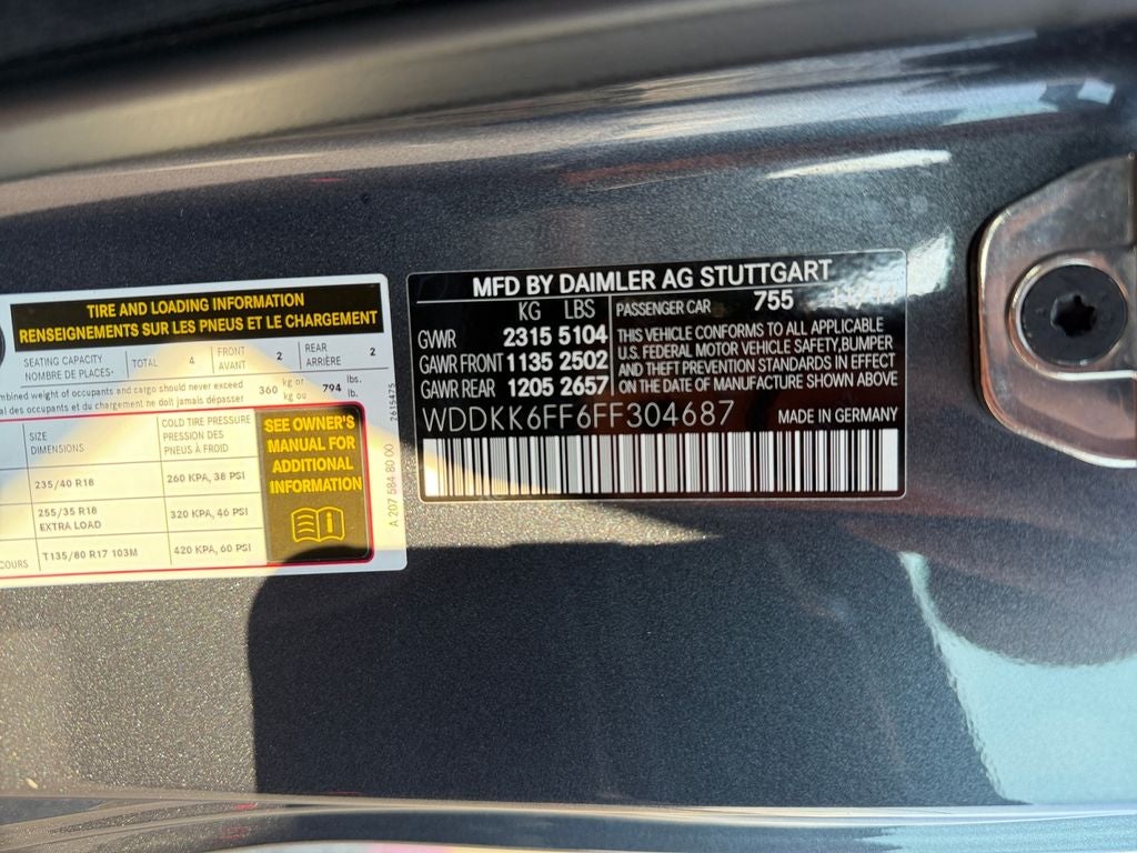 2015 Mercedes-Benz E-Class E 400
