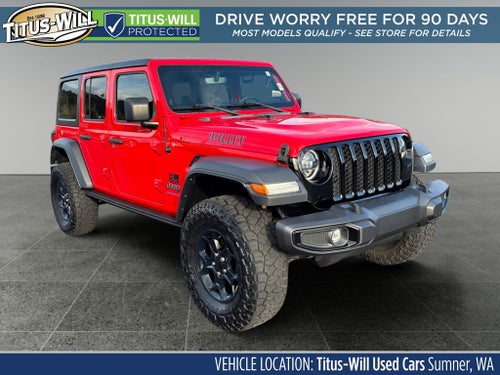 2023 Jeep Wrangler Willys 4xe Lifted w/ Wheel & Tire Package