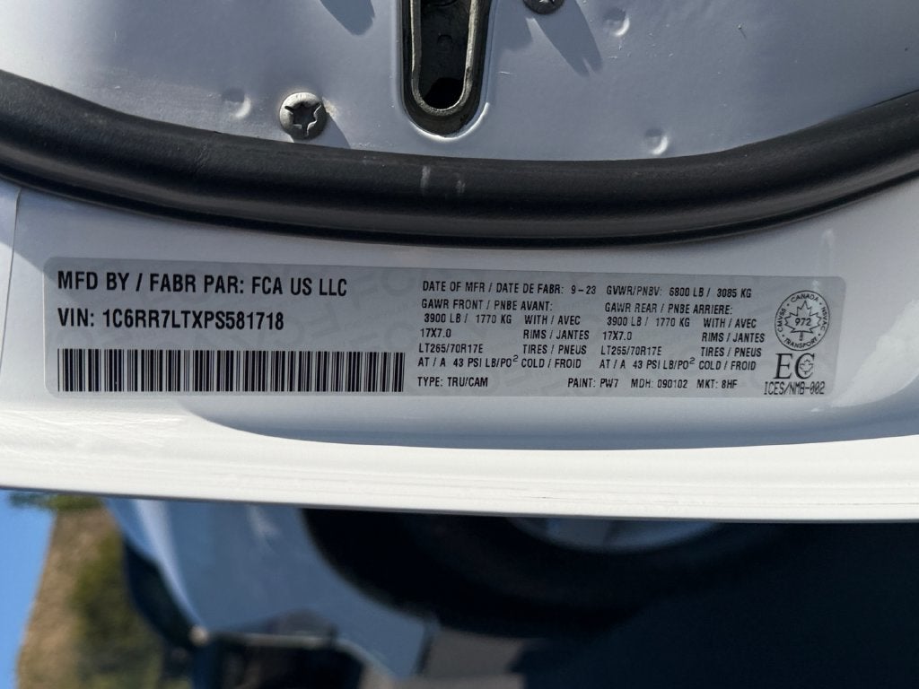 2023 RAM 1500 Classic SLT