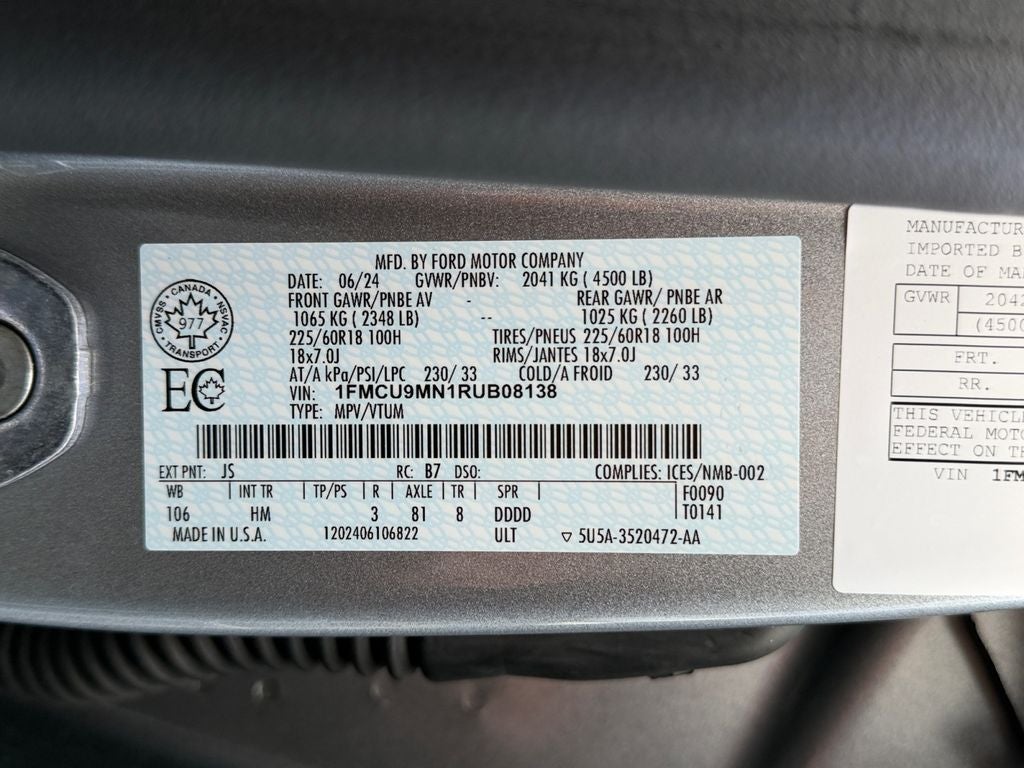 2024 Ford Escape ST-Line