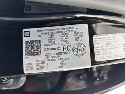 2022 Chevrolet Colorado Z71