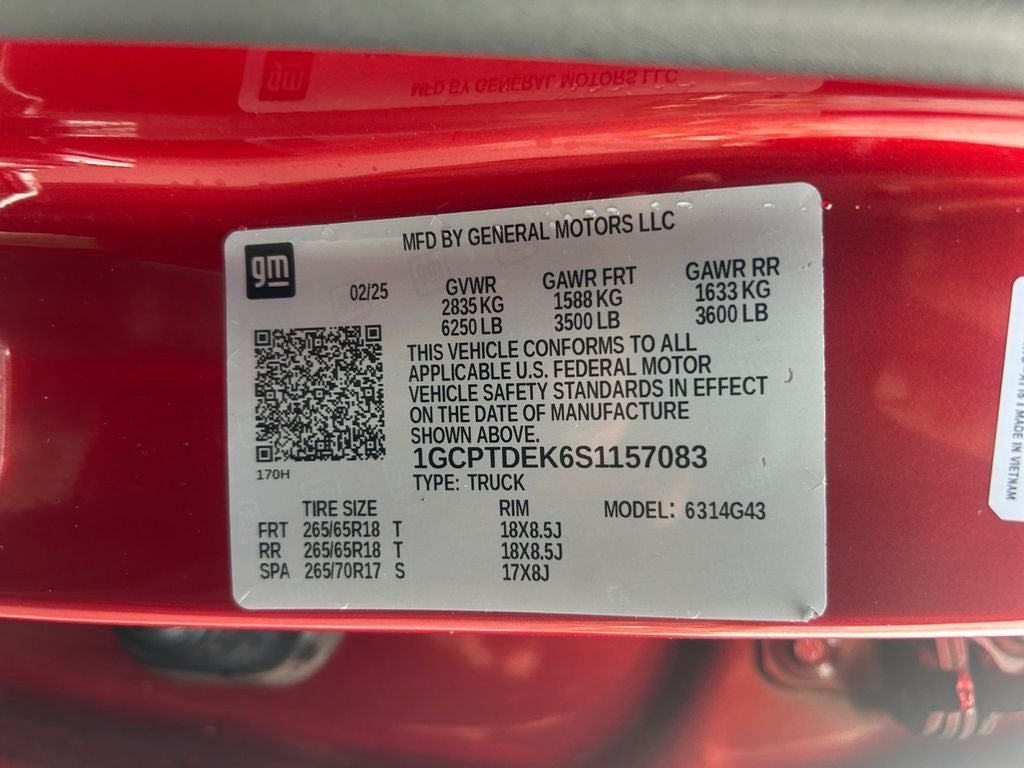 2025 Chevrolet Colorado Z71