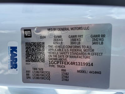 2024 Chevrolet Colorado ZR2