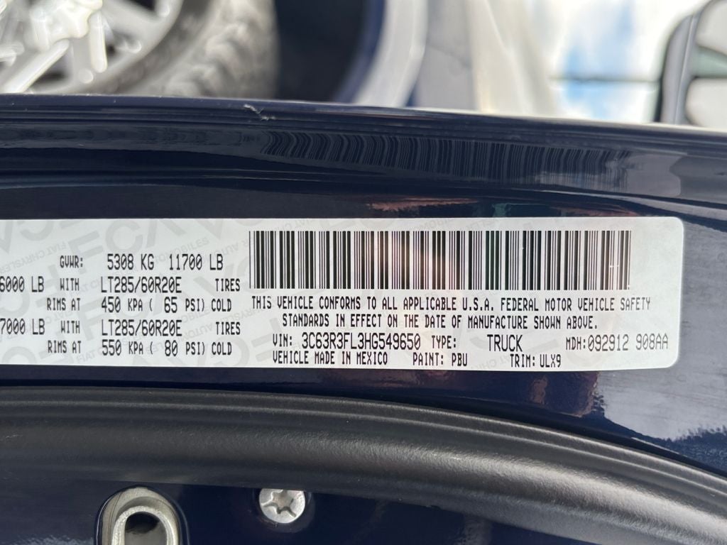 2017 RAM 3500 Limited